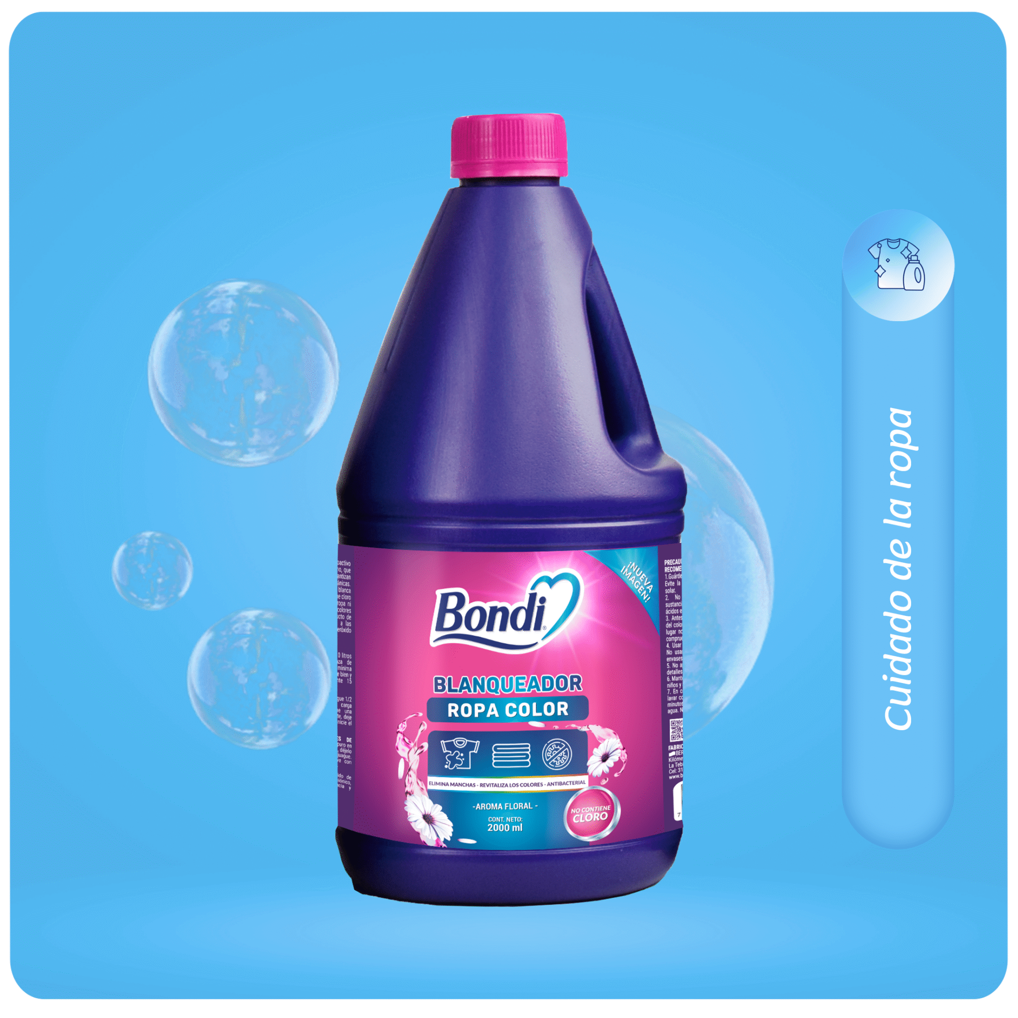 Blanqueador Ropa Color – Bondi
