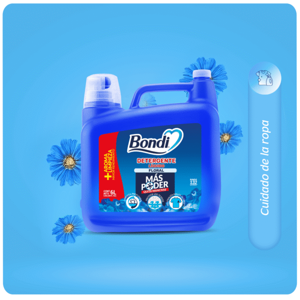 Detergente Líquido Floral