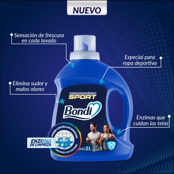 Detergente Líquido Sport / Detergente Líquido para Ropa Deportiva
